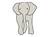 Elephant ｜ Elephant --Animal ｜ Animal ｜ Free illustration material