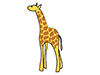 Giraffe ｜ Kirin --Animal ｜ Animal ｜ Free Illustration Material