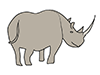 Rhino-Animal | Animal | Free Illustration Material