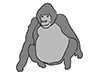 Gorilla-Animal | Animal | Free Illustration Material