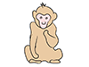Monkey ｜ Monkey-Animal ｜ Animal ｜ Free Illustration Material