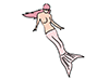 Mermaid / Mermaid ｜ Fantasy-Animal ｜ Animal ｜ Free Illustration Material